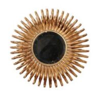 Spanish Gilt metal mirror