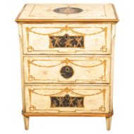 Italian 19th Century Neoclassical Style Painted Commode with Mythological Scenes