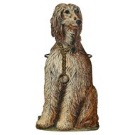 Victorian 19th Century English Cast Iron Dog Umbrella Stand – Entryway Accent