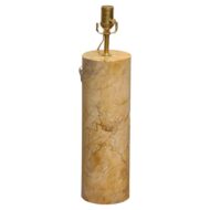 Midcentury Italian Cylindrical Marble Table Lamp, Rewired for the USA