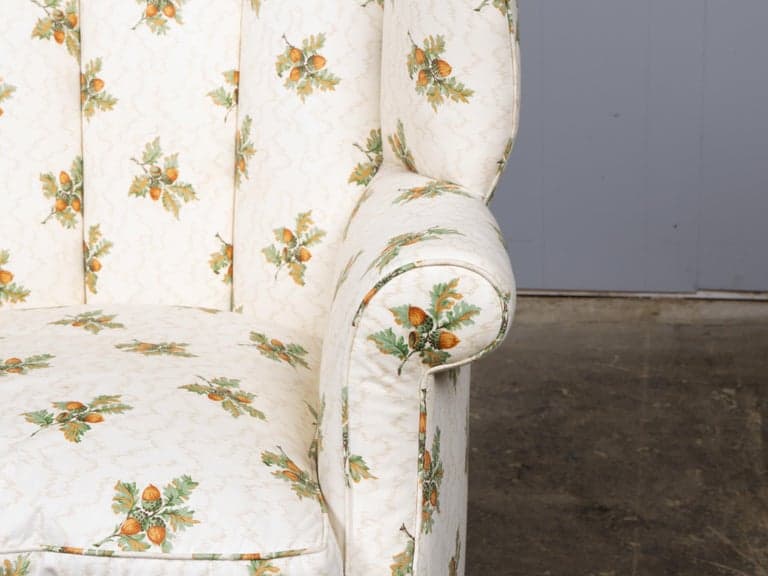 English Regency Wingback Armchair on Casters, Circa 1820 - Image 8