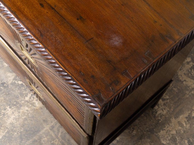 Pair of 19th Century Anglo-Indian Carved Chests on Custom Metal Stands - Image 13