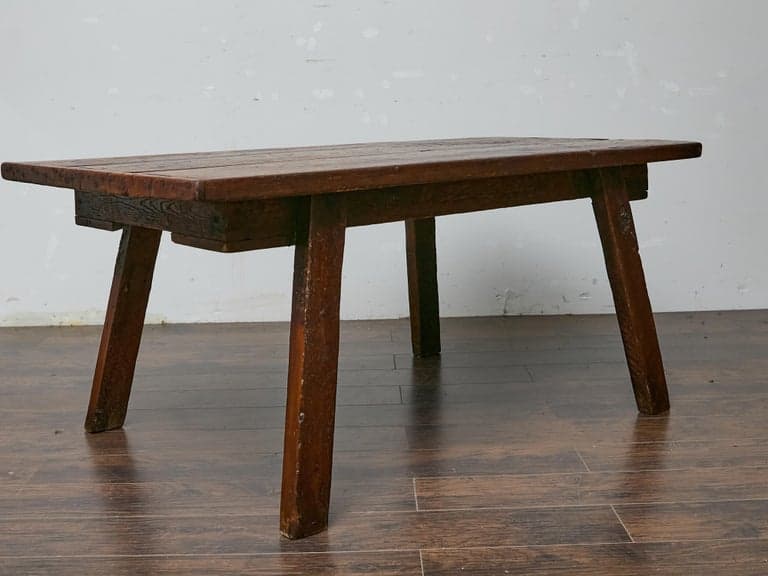 18th Century Spanish Walnut Low Table with Angled Legs - Image 9