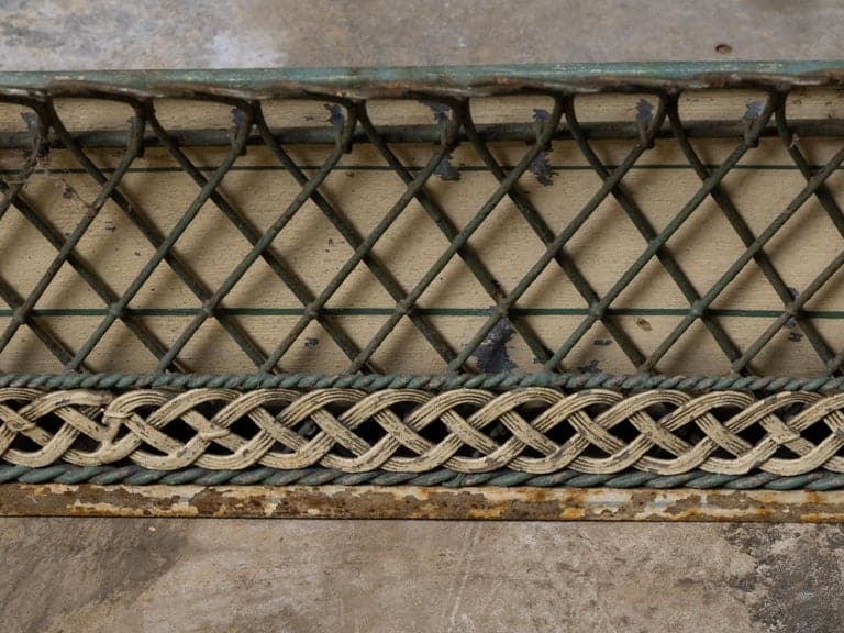 French 19th Century Tôle Planter with Decorative Wirework and Braided Detail - Image 6