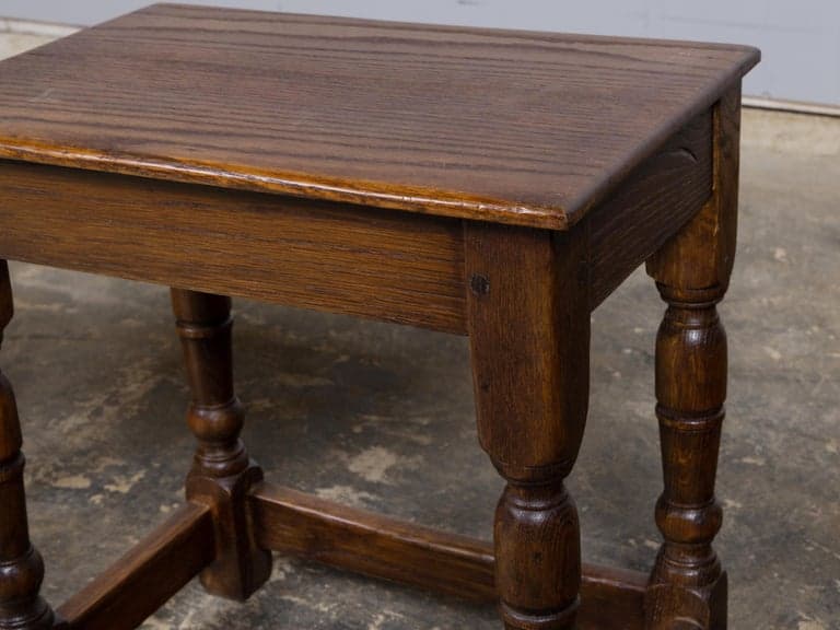 Pair of English Oak Joint Stools with Turned Legs, circa 1900 - Image 10