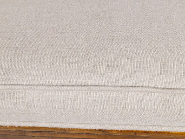 18th Century French Walnut and Cane Canapé with New Upholstery - Image 11