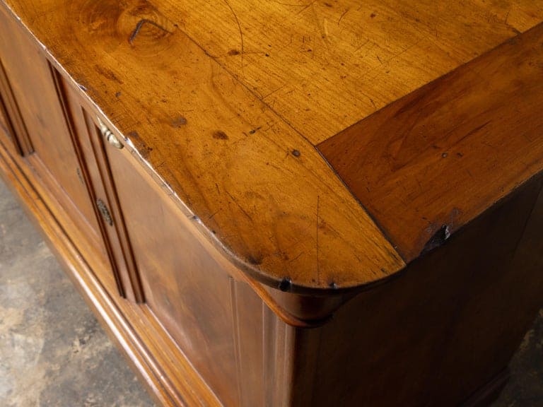 French Louis-Philippe Period Walnut Four-Door Enfilade, Circa 1840 - Image 14