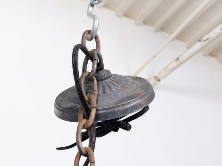 Italian 19th Century Verdigris Bronze Four-Light Lantern with Grotesque Motifs - Image 10
