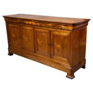 French Louis-Philippe Period Walnut Four-Door Enfilade, Circa 1840