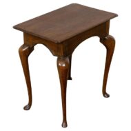 18th Century English Oak Low Side Table with Cabriole Legs