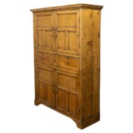 English 19th Century Pine Housekeeper’s Cupboard with Drawers