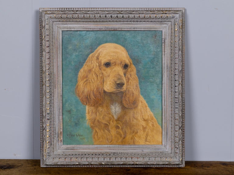 Charles Frederick Sitzler 1954 Portrait of “Penny” English Cocker Spaniel - Image 12