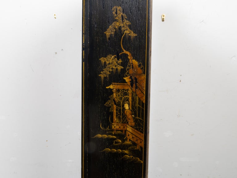 English 19th Century Japanned Chinoiserie Bookcase Cabinet - Image 5