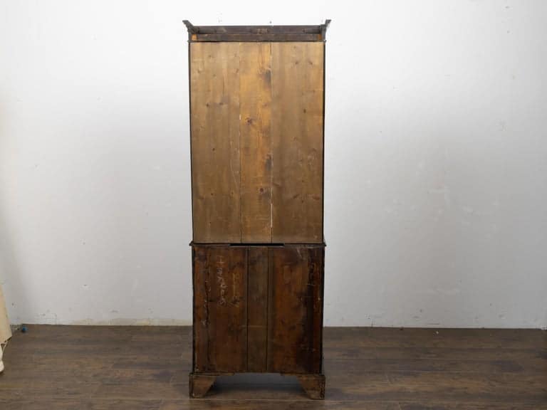 English 19th Century Japanned Chinoiserie Bookcase Cabinet - Image 3