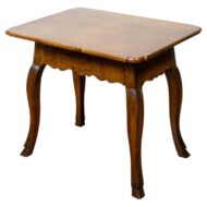 18th Century Italian Walnut Side Table with Cabriole Legs