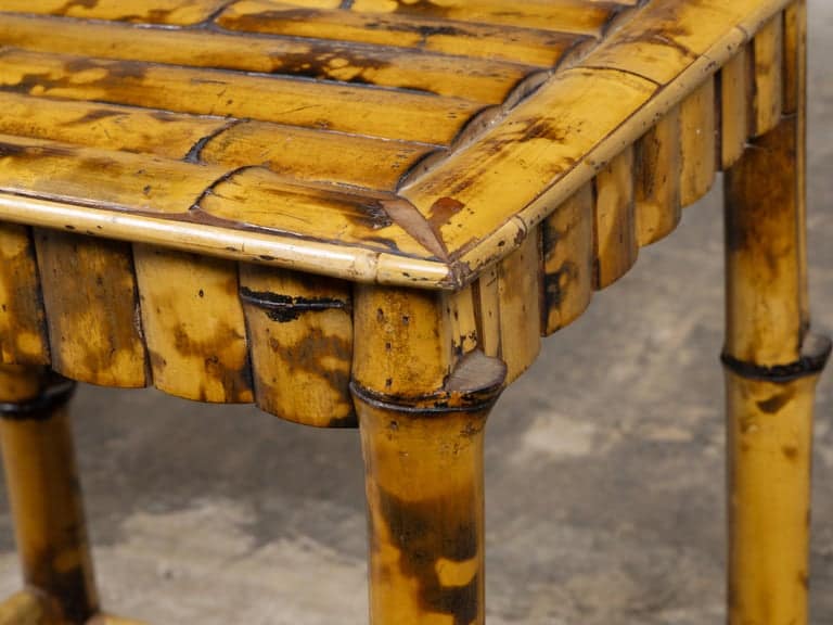 English Organic Modern Bamboo Occasional Table, Mid-20th Century - Image 10