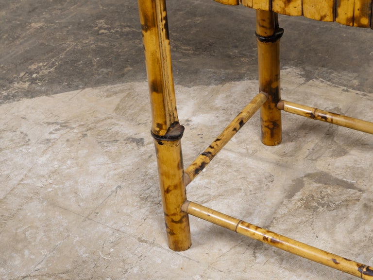 English Organic Modern Bamboo Occasional Table, Mid-20th Century - Image 8