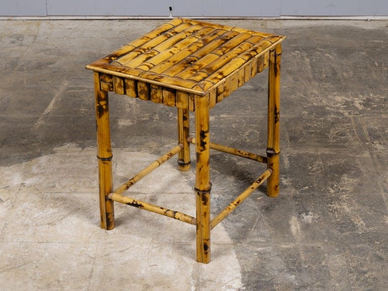 English Organic Modern Bamboo Occasional Table, Mid-20th Century - Image 5