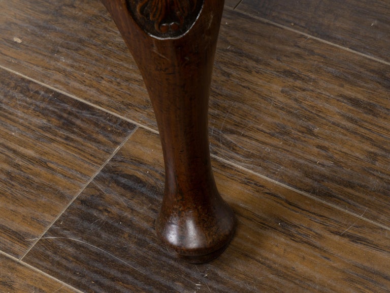 18th Century English Georgian Mahogany Library Armchair - Image 8
