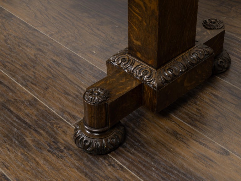 English Victorian Carved Oak Three-Tier Display Shelf, circa 1880 - Image 9