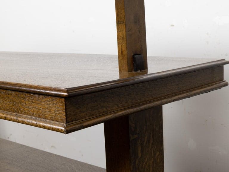 English Victorian Carved Oak Three-Tier Display Shelf, circa 1880 - Image 7